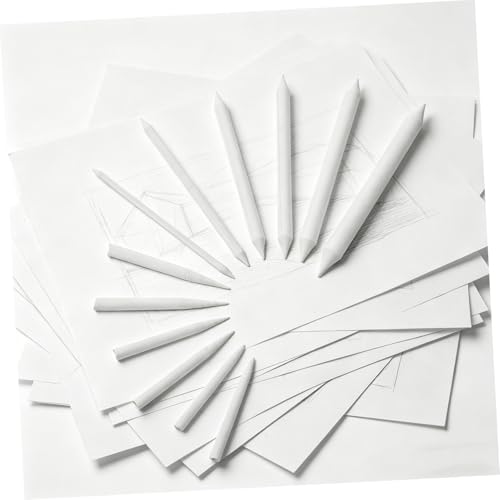 ARTIBETTER 36pcs Double-ended Paper Blending Stumps for Artists, Sketching and Drawing Blending Tools, 12 Sets of Tortillion Smudging Sticks for Student and DIY Art Supplies