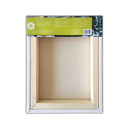 Artist's Loft 11" x 14" Level 3 Gallery Wrapped Heavy Duty Canvas - Archival, Acid Free Cotton Canvas for Paint, Acrylic, & Oils - Bulk 12 Pack - size: 11\ x 14\