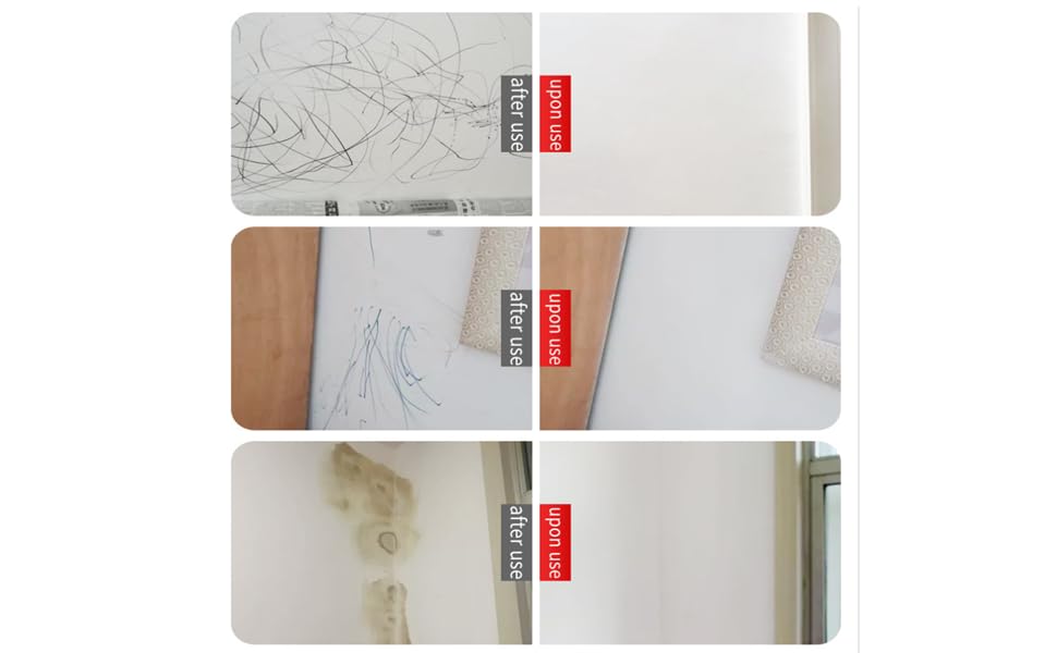 White Wall Paint & Ceiling Paint, Water-Based Odorless Touch Up Paint with Small Roller Paint Brush, Eco-Friendly Latex Primer Paint for Wall Hole Erase Stain Cover Home Indoor Wall Repair(17 oz/500ml)