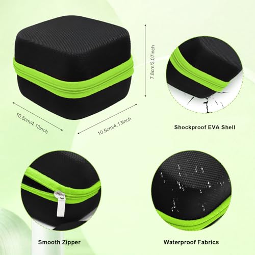 81 Holes Nail Drill Bit Holder, Nail Bits Display Organizer Container, Waterproof Portable Organizer Bag, Efile Nail Bits Professional Nail File Bits Manicure Tools, (Green) (ONLY CASE) - color: Green