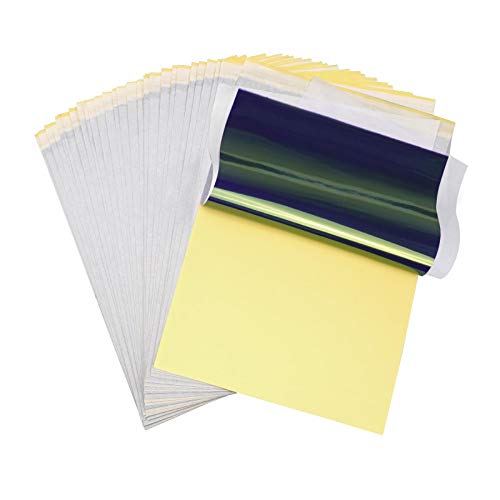 WeLiu Tattoo Transfer Paper,110 Sheets Tattoo Stencil Paper for Tattooing to Skin,A4 Size - size: 110 SHEETS