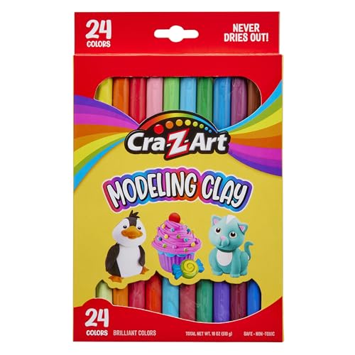 Cra-Z-Art Modeling Clay, 17.5 oz, 24 Count (10901) - size: 24 Count (Pack of 1)