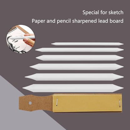 Double-end Blending Stumps Tortillions Set with Sandpapers, Artist Sketching Tools for Students Artist Art Drawing Drawing Tools for Sketching