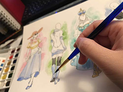 Fashion Sketchbook 432 Figure Templates, Premium Hardcover, Heavy-Weight Multi-Media Paper (9x12 in)