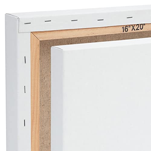 Centurion Deluxe Professional Acrylic Primed Linen Pre-Stretched Canvases, 11oz Linen - 30"x30", Box of 3, 1.5" Deep - Kiln-Dried Stretchers, Back Stapled, Canvas for Painting, Museum Archival Quality - size: 24"x36"