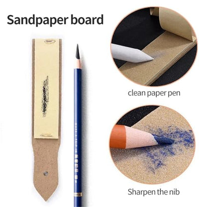 12set Blending Stumps and Tortillions Paper Art Blenders with Sandpaper Pencil Sharpener Pointer Artist Set(Set 2) - color: Set 2