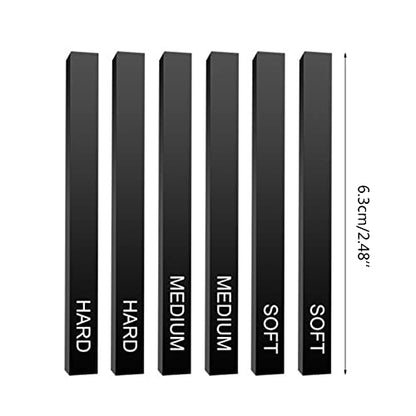 Artists Compressed Charcoal Sticks Square Black Coal Sticks Sketch Art Supplies for Drawing Sketching Shading Tool 6 PCS