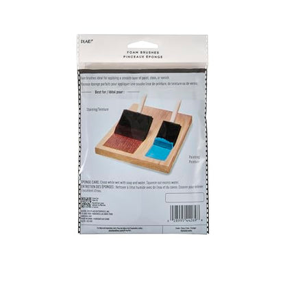 Plaid Enterprises 44269 Foam Brushes, 44269 (3 Pack)