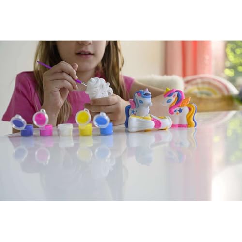 4M 3D Mould & Paint - Puppy Dogs Kit for Kids Ages 5+ - Create, Paint, and Decorate Adorable Puppy Figurines! (Glitter Unicorns) - style: 3D Glitter Unicorn