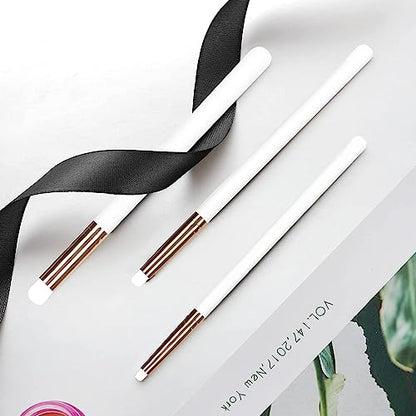 UNIMEIX Dry Brush Miniature Painting Miniature Paint Brushes Hobby Detail Blending Brushes for Effortless Scale Model Painting Watercolor Brushes(12 Pack) - color: White