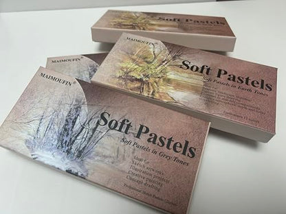 12-Pack Gray Tone Soft Pastel Sticks - Square Water-Soluble Artist Chalks with High Pigment for Sketching, Drawing & Illustration (Perfect for Artists, Beginners & Hobbyists) (Grey) - color: Grey