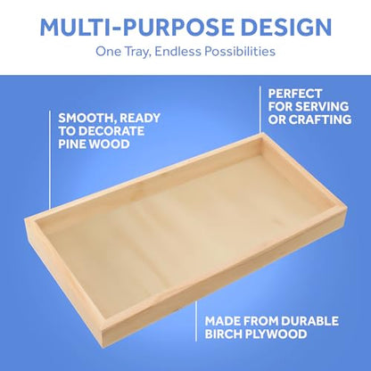 Wood Canvas Panel Cradled 11 x 14 inch, Pack of 6 Blank Framed Wood Signs for Painting, Shadow Box, & Tray Crafts, by Woodpeckers - size: 11 inch x 14 inch