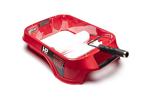 Handy Paint Tray, Deep-Well Design Holds Up to a Gallon of Paint or Stain, Sturdy Handles on Both Ends, Integrated Magnetic Brush Holder - size: Deep Well Tray