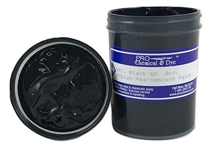 Pearlescent Textile Paint 8 oz. (Black) - color: Black
