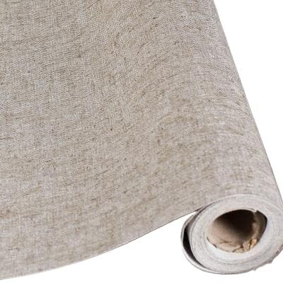 Cotton Canvas Roll, Canvas Roll for Painting Primed 0.28m x 5m Oil Acrylic Cotton Linen Multiple Materials(380g Linen Blend) - color: 380g Linen Blend
