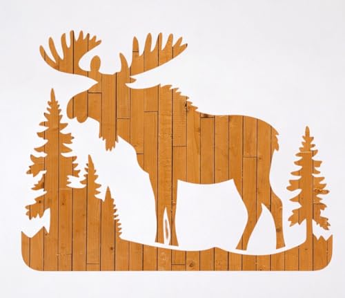 Moose Stencil – Wildlife Animal Art Stencil for Painting, Crafting and DIY Projects - style: Moose