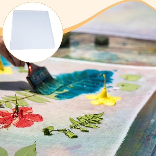 Reusable A4 Gel Printing Plate for Easy Monoprinting, 9.84x7.87x0.31 Inch Craft Tool for Artists & DIY Projects, Perfect for Arts and Crafts Enthusiasts