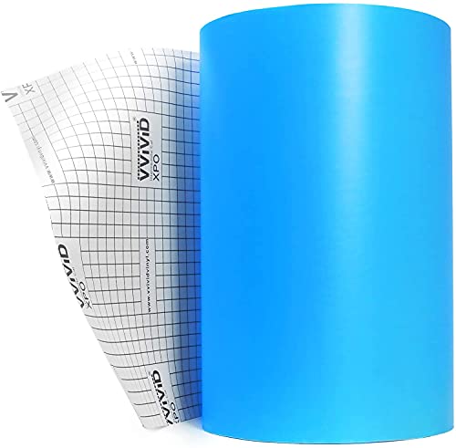 VViViD Blue Stencil Vinyl Masking Film with Anti-Bleed Technology (24" x 28ft) - size: 24" x 28ft