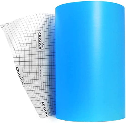 VViViD Blue Stencil Vinyl Masking Film with Anti-Bleed Technology (24" x 28ft) - size: 24" x 28ft