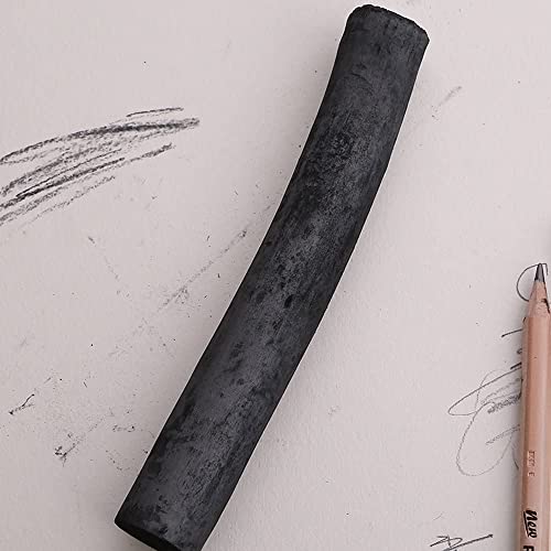 Artist Willow Charcoal Sticks Water Basic Natural Charcoal Piece 1 PCS (Willow Charcoal Diameter 16 mm)