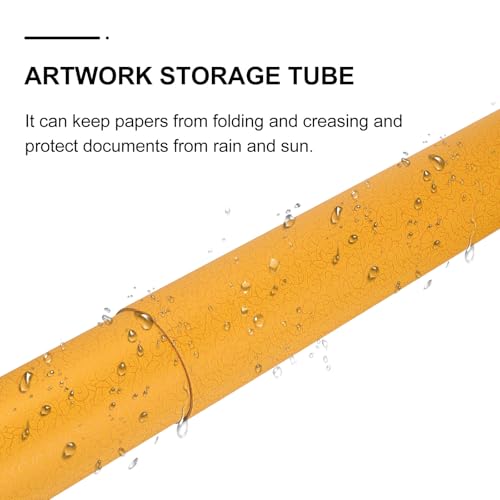 ARTIBETTER Extendable Telescopic Artwork Storage Tube 13.77 Inch Waterproof Mailing Poster Tube for Drawings Blueprints Calligraphy Document Protection and Transport