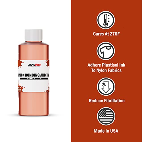 Rapid Cure® Nylon Bonding Additive - Screen Print Freely On Nylon Now with No Concerns. for Use with Any of Your Favorite Plastisol Inks. (Pint - 16oz.) - size: 16 fl oz