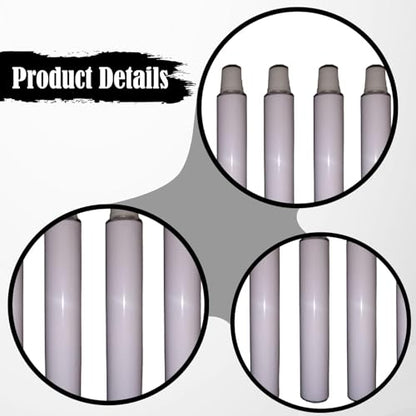 Empty Aluminum Paint Tubes, 20Pcs 5ml Refillable Sample Containers for DIY Paint Filling and Travel Storage - size: 20Pcs 5ml
