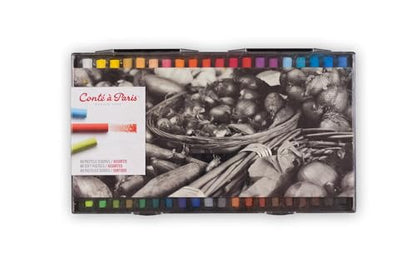 Conté à Paris 40 Count Assorted Soft Pastels Set - style: 40 Count - Assorted