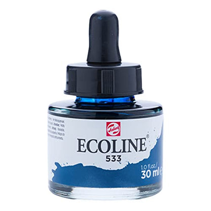 Ecoline Liquid Watercolour Bottle 30 ml Indigo 533 (11255331) - color: Indigo
