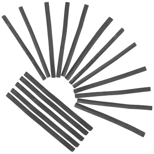 DOITOOL 20pcs Charcoal Sticks for Drawing 7-9mm Diameter Compressed Willow Charcoal Pencils Professional Sketching Shading Art Supplies for Students and Adults