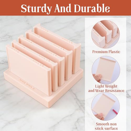 Polymer Clay Bead Roller Set, Clay Tube Hoop Roller Guide Clay Roller for Jewelry Crafts, Clay Rolling Strip Shape Maker,4.5/3.5/2.5/1.5/05mm - color: Style 2