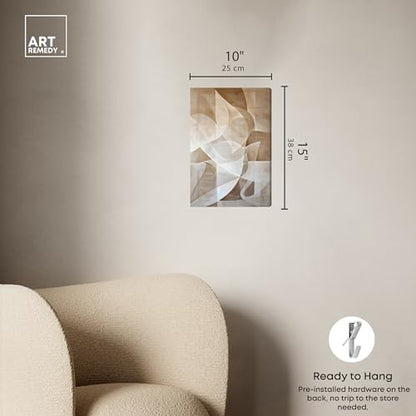 Art Remedy Scattered Thoughts Gallery Wrapped Abstract Shapes 1 Piece Canvas Wall Art, 10" x 15", Gallery Wrapped - color: Gallery Wrapped, size: 15"L x 10"W
