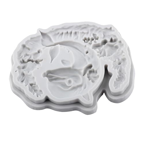 Dolphin Polymer Clay Molds Dolphin Silicone Resin Mold for DIY Crafts Epoxy Resin Casting Air Dry Polymer Clay Plaster Jewelry Making - color: Style L