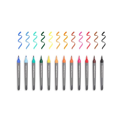 Camlin Artist Brush Pen Set - Pack of 12 (White)