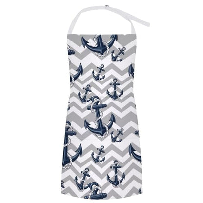 Cooking Apron for Adults with Pockets, Waterproof Oil Resistant Bib for Kitchen Restaurant BBQ Baking - color: Style (332)