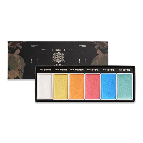 rubens Watercolor Paint Set 6 Colors,Professional Art Supplies,Watercolor Travel Palette for Adults，Artists,Adults Beginner - color: 6 Colors