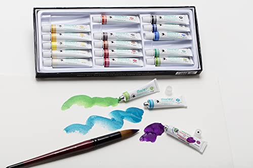 Marie's Extra Fine Gouache Set of 18 Extra Fine Gouache 12 ml Tubes - 12 Pack - size: Set of 18 - 12 ml (Pack of 12)