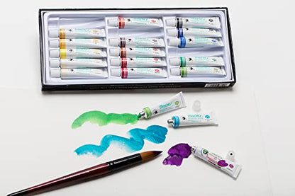 Marie's Extra Fine Gouache Set of 18 Extra Fine Gouache 12 ml Tubes - 12 Pack - size: Set of 18 - 12 ml (Pack of 12)