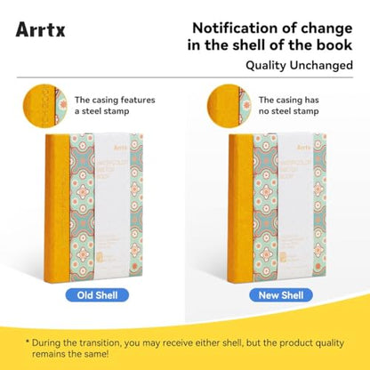 Arrtx Watercolor Sketchbook,100% Cotton Acid-Free 140lb/300gsm Hot Press Hardcover Watercolor Journal Notebook 2 Pack,40 Sheets 5.35 x 3.86 inches