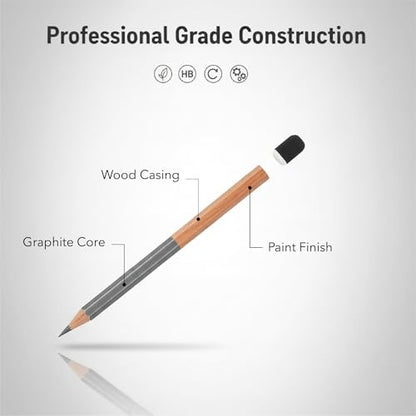 Mr. Pen- Sketch Pencils for Drawing, 14 Pack | Artist Graphite Pencils for Sketching (10B-6H), Sketch Set for Artists, Shading & Art Projects, Sketching Supplies - size: 14 pcs