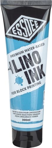 Essdee Block Printing Ink Fluorescent Blue - color: Fluorescent Blue