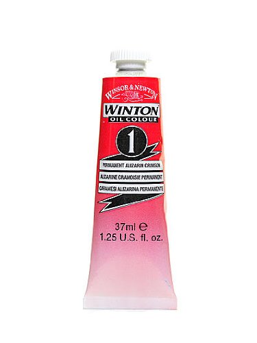Winsor & Newton Winton Oil Colours 37 ml permanent alizarin crimson 1 [PACK OF 3 ]