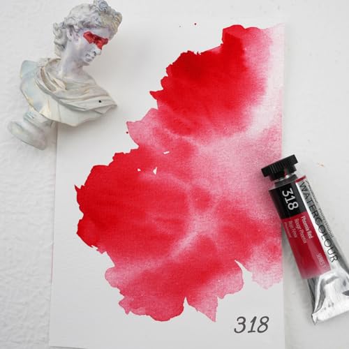 PHOENIX Professional Watercolor Paint Single Tube - 0.47 Fl Oz / 14ml - Phoenix Red - color: Phoenix Red, size: 0.47 Fl Oz (Pack of 1)