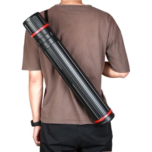 Telescoping Art Transport Tube for Document Art Drawing Artwork, Telescoping Art Painting Traveling Tube Storage Holder
