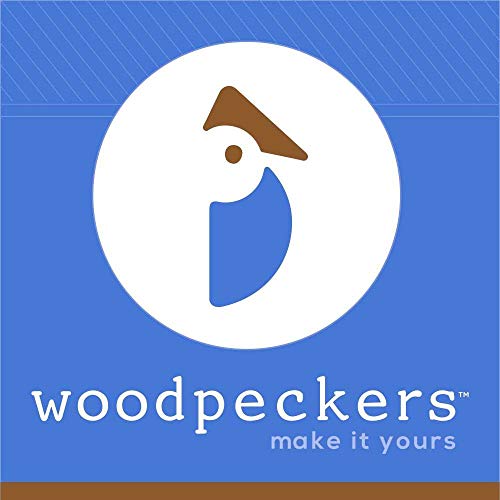 6 mm Baltic Birch Plywood 1/4 x 12 x 12 Inch, Box of 12 B/BB Grade Craft Wood, Stronger Than Basswood Sheets, for Laser, CNC Cutting and Wood Burning, by Woodpeckers