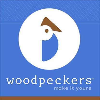 6 mm Baltic Birch Plywood 1/4 x 12 x 12 Inch, Box of 12 B/BB Grade Craft Wood, Stronger Than Basswood Sheets, for Laser, CNC Cutting and Wood Burning, by Woodpeckers
