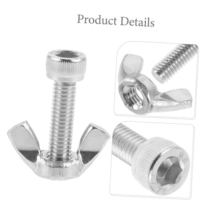 TEHAUX Pottery Wheel Bats 14pcs Metal Screw Set Bat Pins Replacement Ceramic Tools Needle Tools for Clay Sculpting