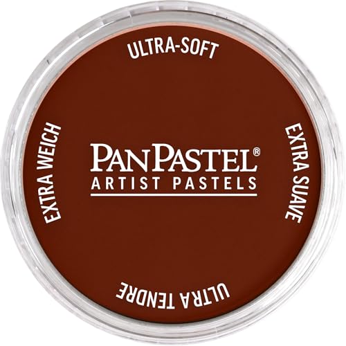 PanPastel Artist Pastels by GOLDEN, Permanent Red Extra Dark, 2.44” / 62mm Pan Diameter, Professional Artist Pastels, Unique Pan Format (cake-like) - color: Permanent Red Extra Dark, size: 1 Count (Pack of 1)