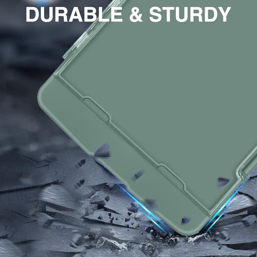Sooez Original Clipboard with 2 Storage & Pen Holder, Heavy Duty Clip Boards 8.5x11 with Dual Storage, Clearview Dry Erase Coach Clipboard with Real Hinge, High Capacity, School & Office Supplies - color: Green