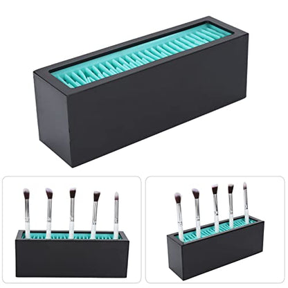 Dioche Up Drying Rack Makeup Brushes Holder - Professional Brushes Drying Storage Stand for Makeup Tools - Large Capacity and Multipurpose Cosmetic Container
